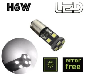 1 Bombilla 8 LED BAX9s H6W Blanco Resistencias Anti Error Luces de Posición - Bild 1 von 2