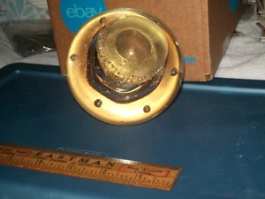 3,5" Doppel Brunnen Kunst Glas Briefbeschwerer, Gold & Rosa Akzent - Bild 1 von 5