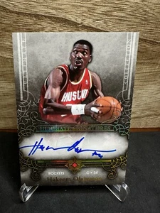 2006-07 Ultimate Collection Signatures USHO Hakeem Olajuwon Auto - Picture 1 of 2