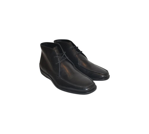 TOD’S New! Tod's Men's Leather Chukka Boots Black Size 6 US