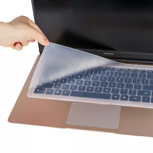 Clear Protector Cover Laptop Soft Silicone Keyboard Skin For 14" 17" Universal  - Picture 1 of 15