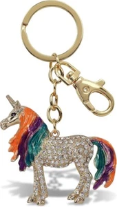 Unicorn Bling Bag Charm Rhinestones NEW Large In Package - Imagen 1 de 1