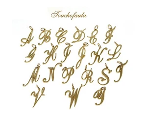 ORO AMARILLO 14K GUIÓN INICIAL "S" DISEÑO MUY BONITO ALTO PULIDO. - Imagen 1 de 1