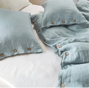 Linen Bedding cover,Dusty blue Duvet Cover, Full King Queen Twin Duvet Cover set - Picture 1 of 4