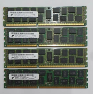 MICRON 32GB KIT (4X8GB) PC3L-10600R Server RAM 90DAY RTB WARRANTY - Picture 1 of 1