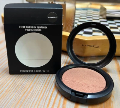 MAC Extra Dimension Skinfinish Highlighter Glow With It full size 0.31oz/9g NIB - Image 1 of 2