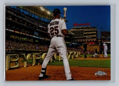 Byron Buxton 2016 Topps Chrome PERSPECTIVES PC-10 Baseball MLB Card Twins Insert - Image 1 of 2