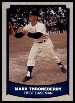 1988 PACIFIC LEGENDS I #48 MARV THRONEBERRY NEW YORK YANKEES - Image 1 of 2