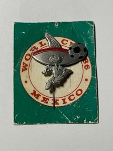 Vintage World Cup Mexico 1986 "Pique" Lapel Pin - By Selangor Pewter - Picture 1 of 5