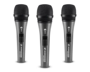Sennheiser e835S Cardioid Dynamic Reduced Proximity Mic with Switch - Pack of 3 - Picture 1 of 1