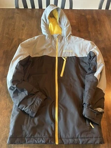Columbia Coat  (Kids Medium) Grey/Neon - Picture 1 of 2