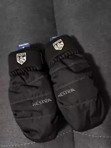 Hestra Akka Ski Mittens Primaloft for Kids Black Size 5 - Picture 1 of 5