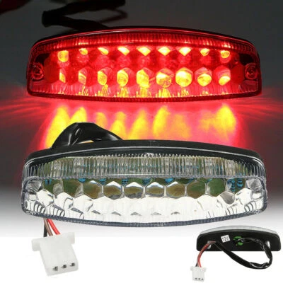 Motorcycle Brake Tail Light Rear Indicator LED Lamp ATV Quad Kart Accessories - Image 1 of 4