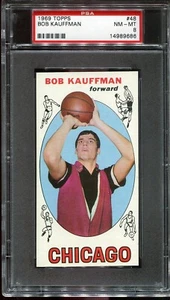 1969 Topps Basketball # 48 Bob Kauffman (NM-MT) PSA 8 - Picture 1 of 2