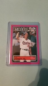 2022 Topps Throwback Thursday Cal Ripken jr pink #'d 4/5