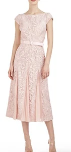 Kay Unger Angelina Lace A-Line Midi Dress Size 6 NWT RETAIL: $228 No Belt - Picture 1 of 9