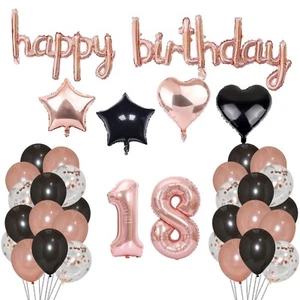 30th Happy Birthday Globos Sucios 30 Fiesta Globos número estrella lámina Globos Reino Unido - Imagen 1 de 2