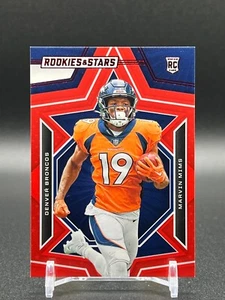 2023 Panini Rookies & Stars - Rookies Red #166 Marvin Mims (RC) Denver Broncos - Picture 1 of 2