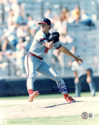 JIM ABBOTT SIGNED AUTOGRAPHED 8x10 PHOTO CALIFORNIA ANGELS LEGEND BECKETT BAS - Image 1 of 2