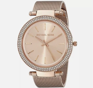 Michael Kors MK3369 Darci Rose Gold Analog Women Watch NEW - Picture 1 of 9