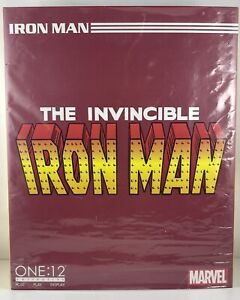 Mezco One:12 Marvel THE INVINCIBLE IRON MAN 1/12 Scale Action Figure NEW