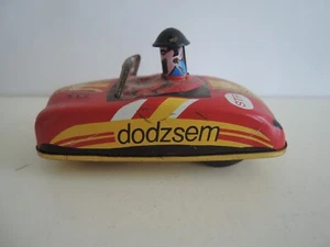 Vintage 308 STB Dodzsem FRICTION CAR Made in Hungary Tin Metal Car Toy - Picture 1 of 10