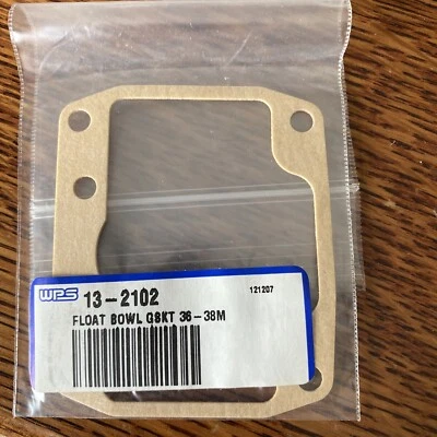 WPS 13-2102 Carburetor Float Bowl Gasket G8KT 36-38M - Image 1 of 3