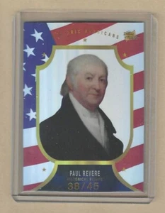 2023 Pieces Of The Past Historical Premium Edition PAUL REVERE #51 FLAG #'d /45 - Picture 1 of 2