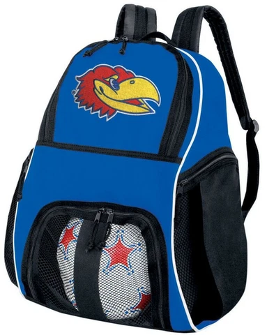 University of Kansas SOCCER Ball Bag Volleyball BACKPACK- A UNIQUE KU GIFT IDEA! Cover