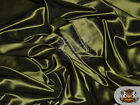 Taffeta Solid Fabric OLIVE / 58" Wide / Sold by the yard