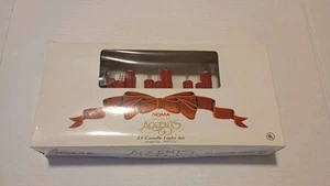 NOMA Red 15 Clip On Candle Christmas Tree Lights - Holiday Accents - Picture 1 of 2