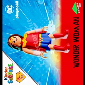 DC Playmobil © KINDER SURPRISE LIMITED EDITION HELDIN SAMMLER WONDERWOMAN 10 - Bild 1 von 7