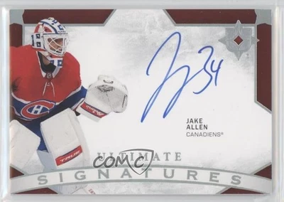 2021-22 Upper Deck Ultimate Collection Signatures Jake Allen #US-JA Auto - Image 1 of 2