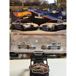 Hot Wheels Premium Car Culture 2-Pack Nissan Skyline GT-R Nismo R32 R34 HCY75 - Picture 1 of 9