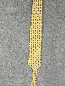 Corbata Brooks Brothers Para Hombre Amarilla Seda Árboles Patrón Frutal Estampada Italia EE. UU. - Imagen 1 de 9