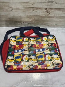 Vintage 1999 Rugrats Nickelodeon Universal Studios Messenger Bag Red - Picture 1 of 4