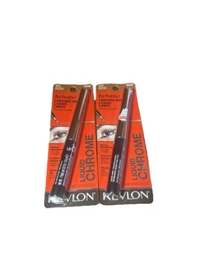Lot of 2 - Revlon So Fierce! Chrome Ink Liquid Line - # 902 Ultraviolet Foil - Picture 1 of 2