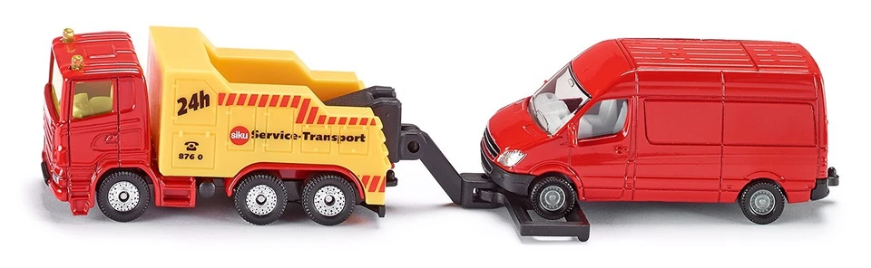 SIKU 1667 MINIATURA CARRELLO CON AUTO - Immagine 1 di 1