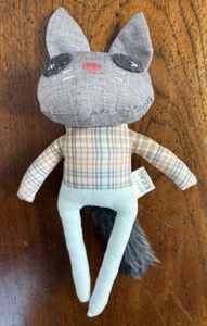Handmade Gracie Keal plush toy baby child Wolf unique 25cm height - Picture 1 of 6