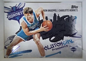 2025 Topps Basketball KON KNUEPPEL RC #CC-4 Clutch City Prospects Insert Hornets - Bild 1 von 1