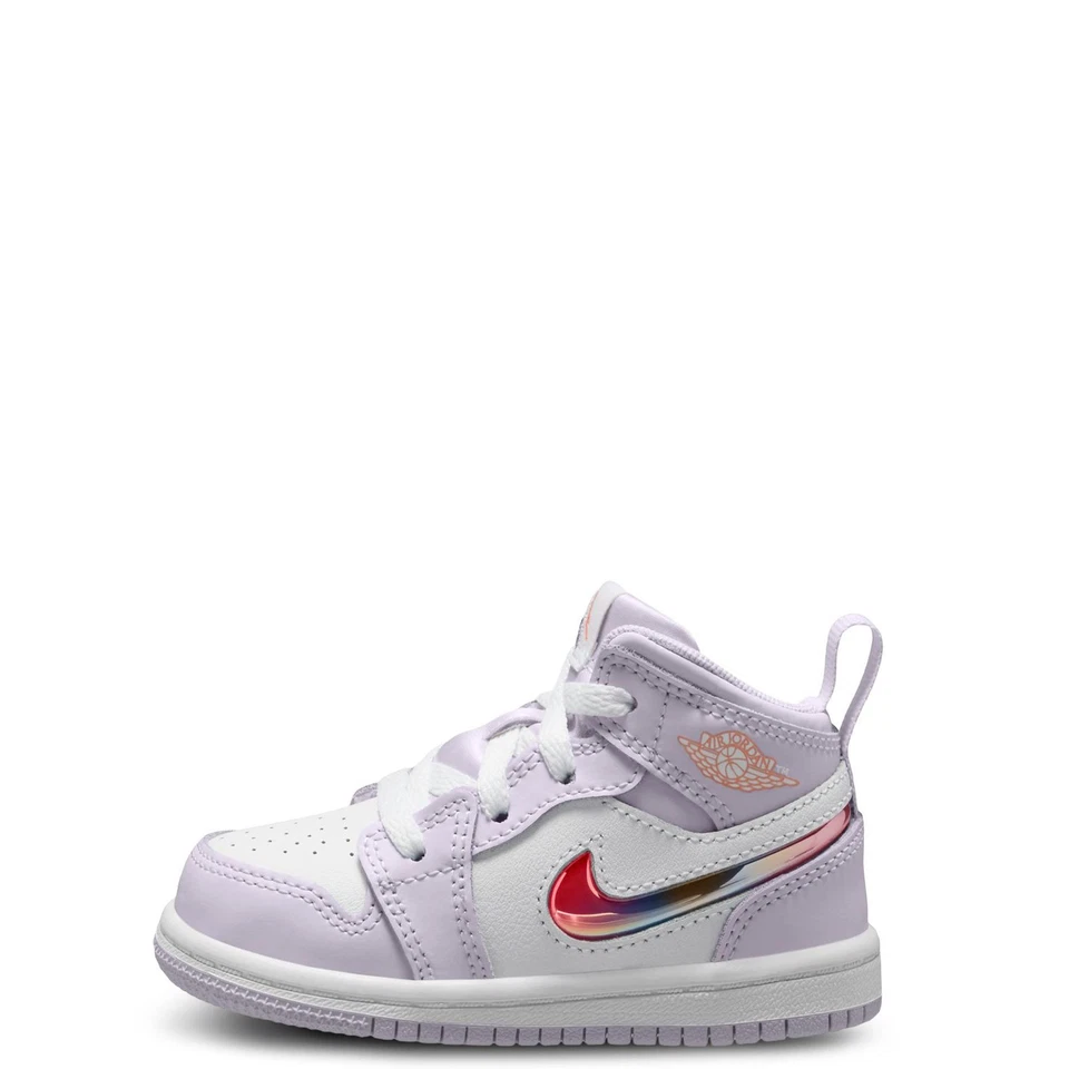 Jordan 1 Mid SE para niños pequeños apenas uva/rosa atómico-blanco (IM4421 500) Foto 1 de 4