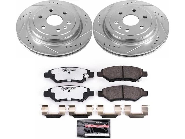 Kit de pastillas de freno trasero y rotor para Cadillac SRX 2010-2016 2011 2012 2013 JZ636CT Foto 1 de 1