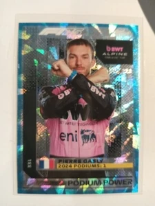 331 PIERRE GASLY PODIUM POWER-BLU  145/299 TURBO ATTAX 2025 RARA!!!!! - Picture 1 of 2