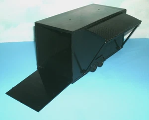 1/18 Scale Enclosed Tow Cargo Trailer with Awning (10.5") Plastic New-Ray Toy - Picture 1 of 12