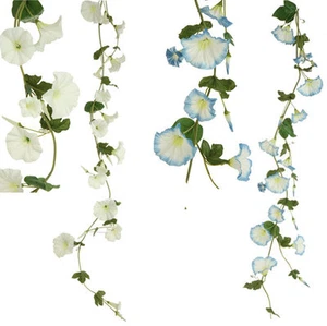 ¡NUEVO!~RAZ Imports~6' Primavera Blanco Azul Mañana Gloria Guirnalda Flor~Spray/Pascua - Imagen 1 de 1