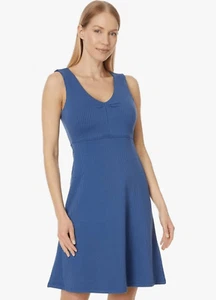 Toad&Co Rosemarie SL Dress - Women's XS Blue Sleeveless W/Pockets Stretch - Picture 1 of 10