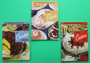 Vtg.1950s Culinary Arts Inst. Cookbooks DESSERTS/CHOCOLATE/Dishes Children Love - Picture 1 of 11