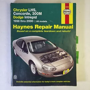 Haynes repair Manual, Chrysler LHS, Concorde, 300M Dodge Intrepid 1998-2000 - Foto 1 di 10