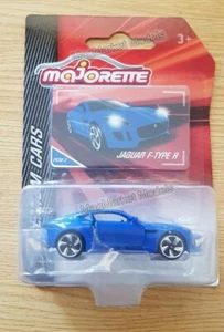 MAJORETTE · JAGUAR F-TYPE R · BLUE · BRAND NEW IN SEALED PACK · FREE UK P&P - Picture 1 of 3