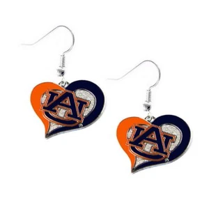 AUBURN - SWIRL HEART LOGO - PENDIENTES COLGANTES - NUEVO - CCP-ER-245-12 - Imagen 1 de 1